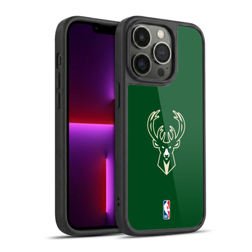 NBA Milwaukee Bucks Plain Gel Armour Case For Apple iPhone 13 Pro