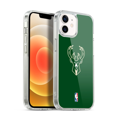 NBA Milwaukee Bucks Plain Soft Gel Case for Apple iPhone 12 / iPhone 12 Pro & MagSafe