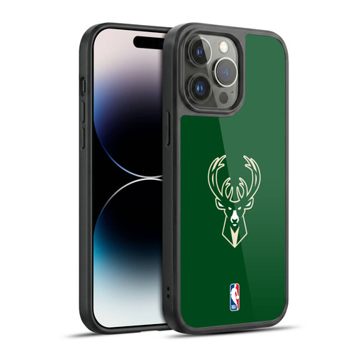 NBA Milwaukee Bucks Plain Gel Armour Case For Apple iPhone 14 Pro Max