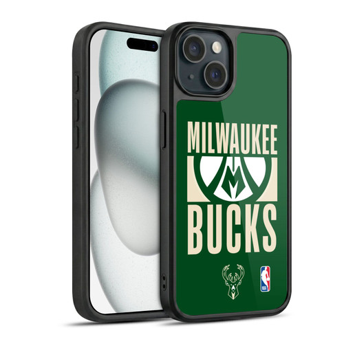 NBA Milwaukee Bucks Typography Gel Armour Case For Apple iPhone 15