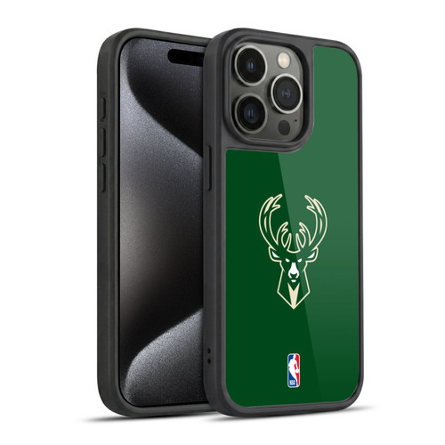 NBA Milwaukee Bucks Plain Gel Armour Case For Apple iPhone 15 Pro