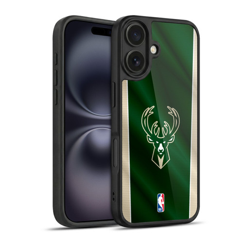 NBA Milwaukee Bucks Vertical Banner Gel Armour Case For Apple iPhone 16