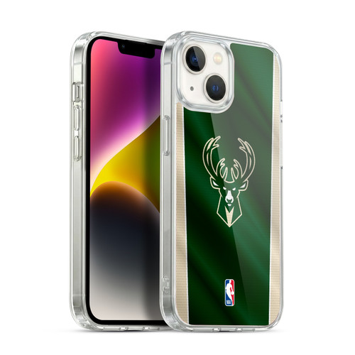 NBA Milwaukee Bucks Vertical Banner Soft Gel Case for Apple iPhone 14