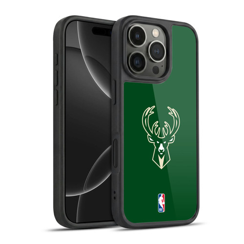 NBA Milwaukee Bucks Plain Gel Armour Case For Apple iPhone 16 Pro