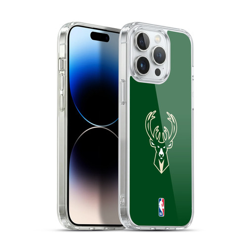 NBA Milwaukee Bucks Plain Soft Gel Case for Apple iPhone 14 Pro Max & MagSafe