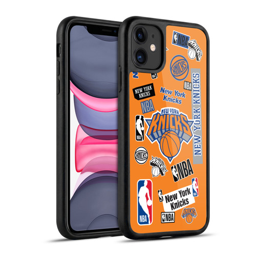 NBA New York Knicks Sticker Collage Gel Armour Case For Apple iPhone 11