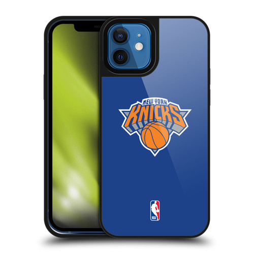 NBA New York Knicks Plain Gel Armour Case For Apple iPhone 12 / iPhone 12 Pro