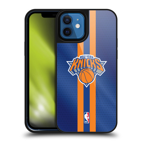 NBA New York Knicks Stripes Gel Armour Case For Apple iPhone 12 / iPhone 12 Pro