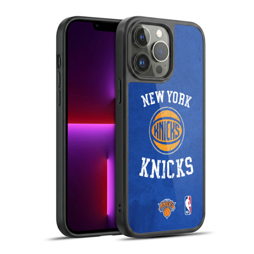 NBA New York Knicks Distressed Gel Armour Case For Apple iPhone 13 Pro Max