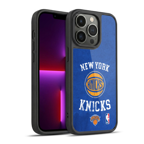 NBA New York Knicks Distressed Gel Armour Case For Apple iPhone 13 Pro