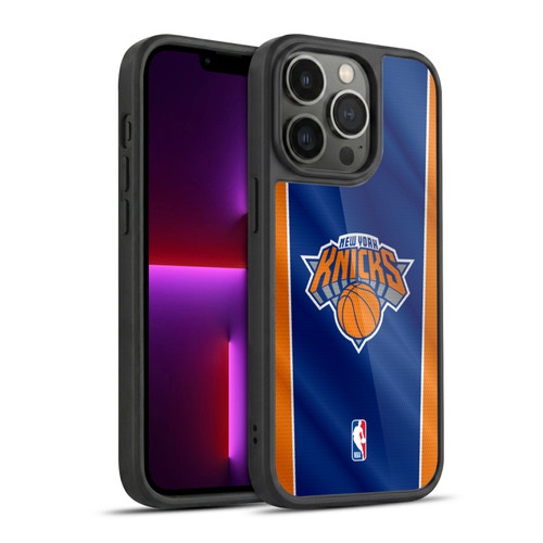 NBA New York Knicks Vertical Banner Gel Armour Case For Apple iPhone 13 Pro
