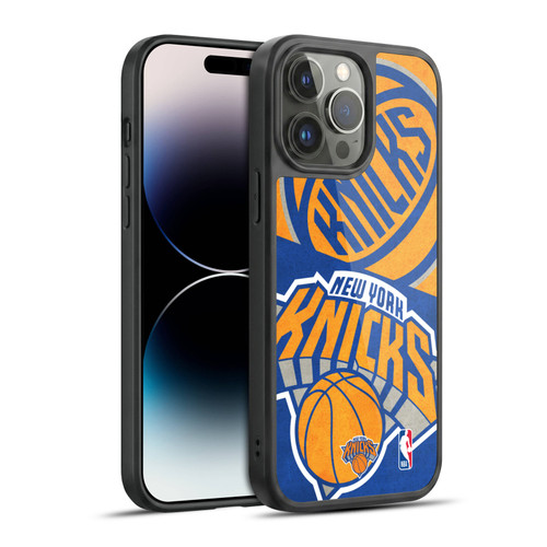 NBA New York Knicks Half Oversized Gel Armour Case For Apple iPhone 14 Pro Max