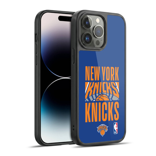 NBA New York Knicks Typography Gel Armour Case For Apple iPhone 14 Pro Max