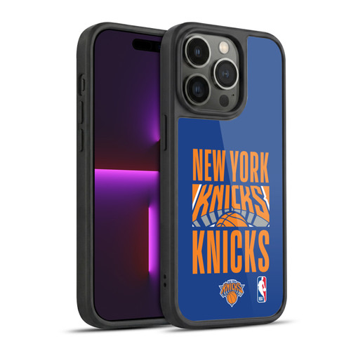 NBA New York Knicks Typography Gel Armour Case For Apple iPhone 14 Pro