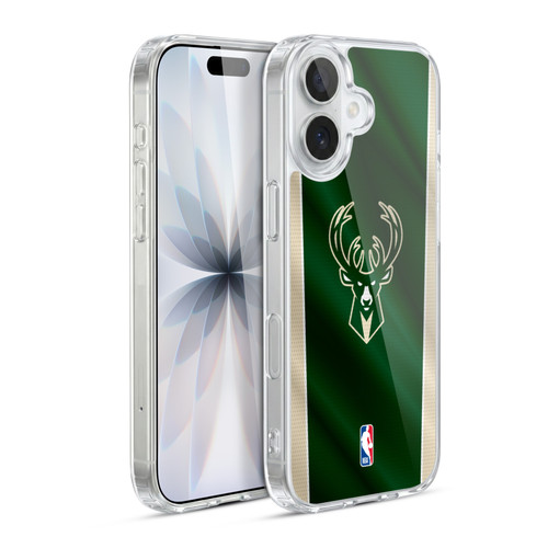 NBA Milwaukee Bucks Vertical Banner Soft Gel Case for Apple iPhone 17