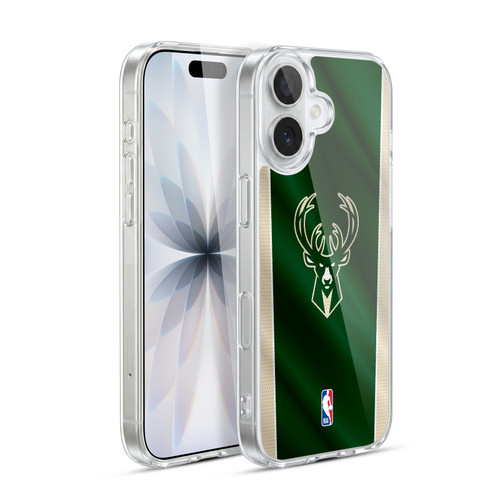 NBA Milwaukee Bucks Vertical Banner Soft Gel Case for Apple iPhone 17
