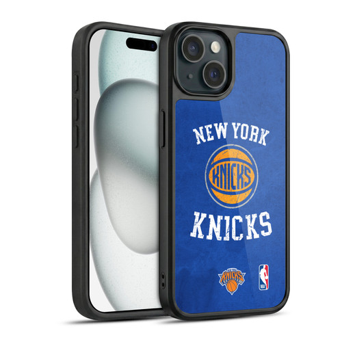 NBA New York Knicks Distressed Gel Armour Case For Apple iPhone 15