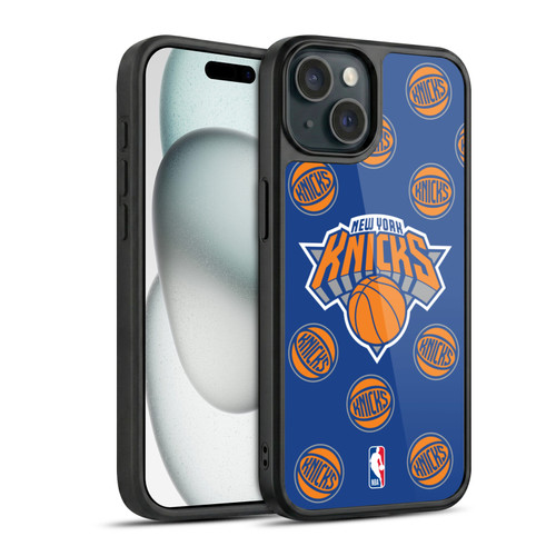 NBA New York Knicks Patterns Gel Armour Case For Apple iPhone 15