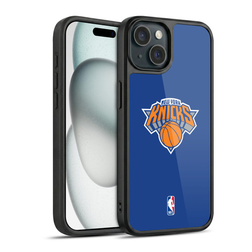 NBA New York Knicks Plain Gel Armour Case For Apple iPhone 15