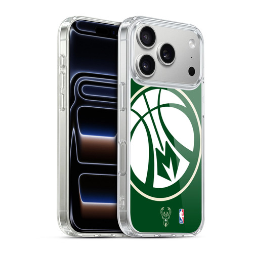 NBA Milwaukee Bucks Oversized Soft Gel Case for Apple iPhone 17 Pro