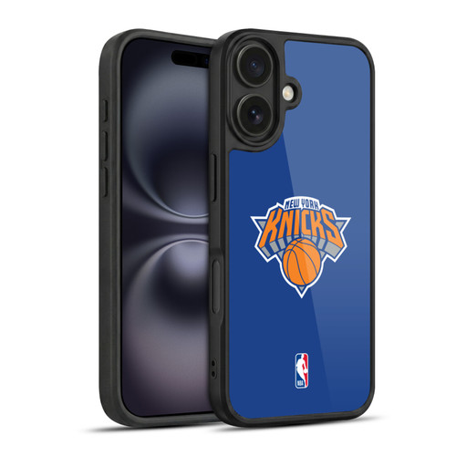 NBA New York Knicks Plain Gel Armour Case For Apple iPhone 16