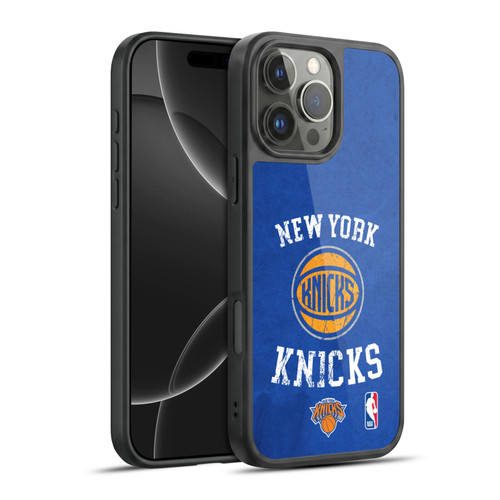 NBA New York Knicks Distressed Gel Armour Case For Apple iPhone 16 Pro Max