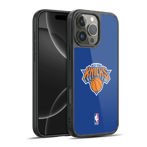 NBA New York Knicks Plain Gel Armour Case For Apple iPhone 16 Pro Max