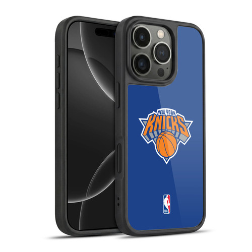 NBA New York Knicks Plain Gel Armour Case For Apple iPhone 16 Pro