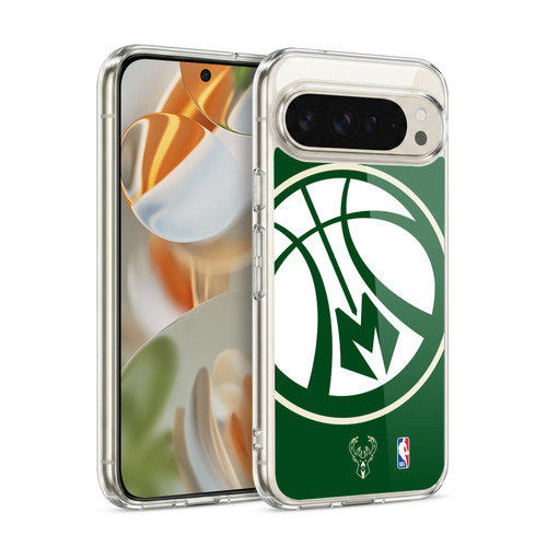 NBA Milwaukee Bucks Oversized Soft Gel Case for Google Pixel 9 / Pixel 9 Pro