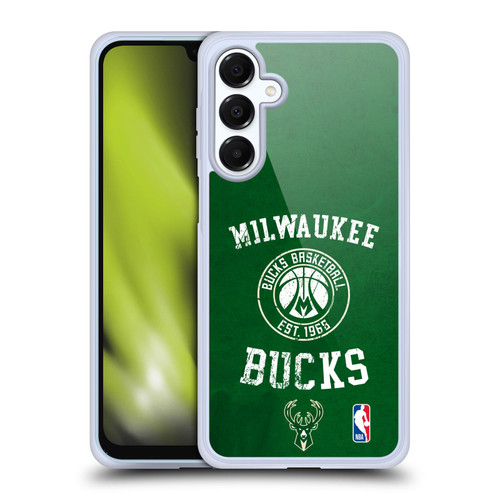 NBA Milwaukee Bucks Distressed Soft Gel Case for Samsung Galaxy A16 5G & MagSafe