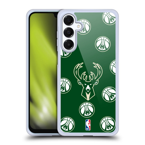 NBA Milwaukee Bucks Patterns Soft Gel Case for Samsung Galaxy A16 5G & MagSafe