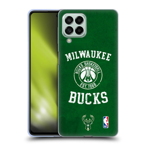 NBA Milwaukee Bucks Distressed Soft Gel Case for Samsung Galaxy M53 (2022)