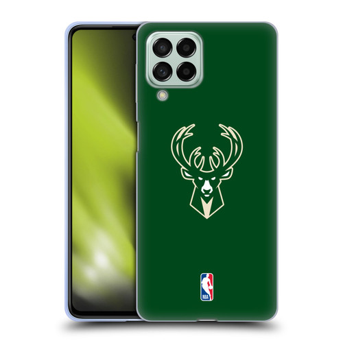 NBA Milwaukee Bucks Plain Soft Gel Case for Samsung Galaxy M53 (2022)