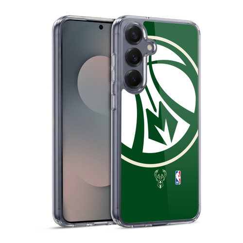 NBA Milwaukee Bucks Oversized Soft Gel Case for Samsung Galaxy S25 & MagSafe