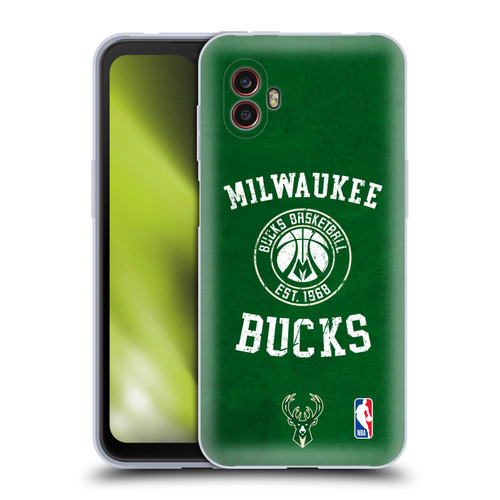 NBA Milwaukee Bucks Distressed Soft Gel Case for Samsung Galaxy Xcover6 Pro/Pro2