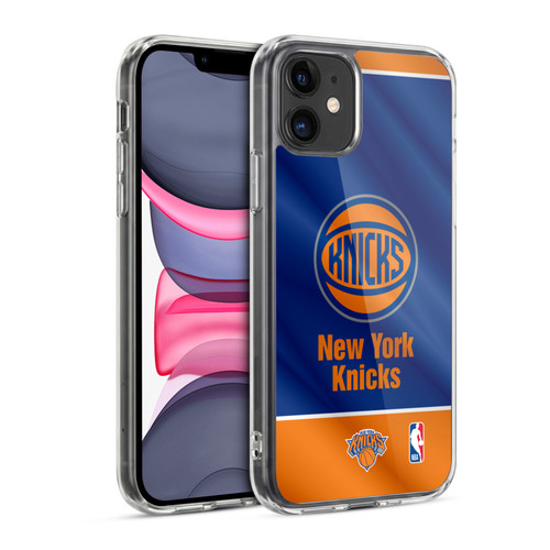 NBA New York Knicks Horizontal Banner Soft Gel Case for Apple iPhone 11