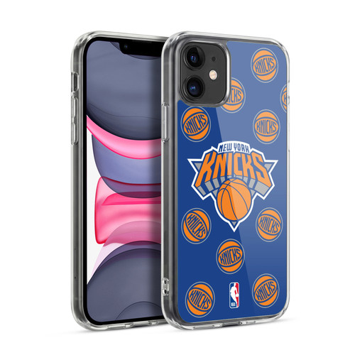 NBA New York Knicks Patterns Soft Gel Case for Apple iPhone 11