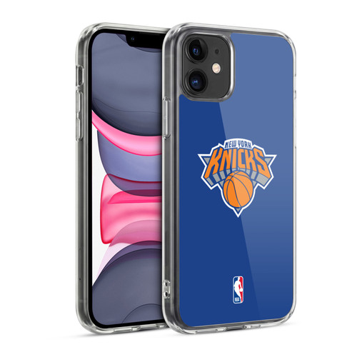 NBA New York Knicks Plain Soft Gel Case for Apple iPhone 11