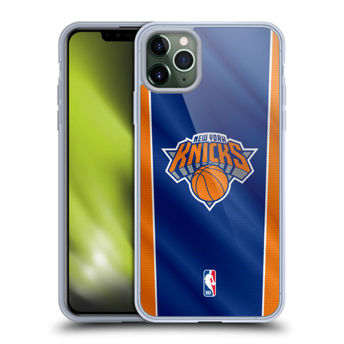 NBA New York Knicks Vertical Banner Soft Gel Case for Apple iPhone 11 Pro Max & MagSafe
