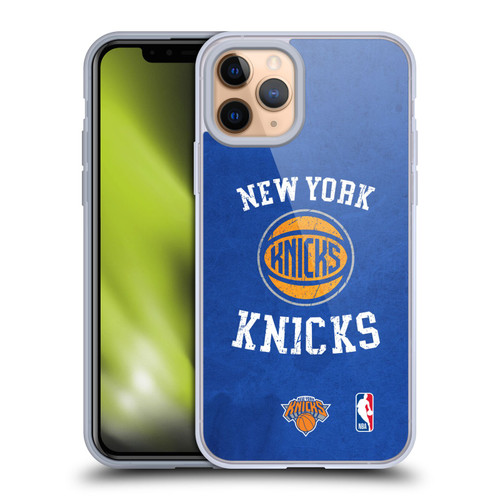NBA New York Knicks Distressed Soft Gel Case for Apple iPhone 11 Pro & MagSafe