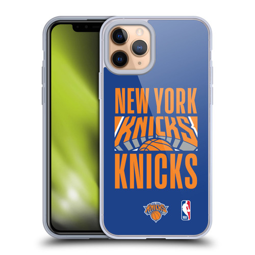 NBA New York Knicks Typography Soft Gel Case for Apple iPhone 11 Pro & MagSafe