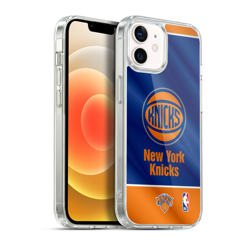 NBA New York Knicks Horizontal Banner Soft Gel Case for Apple iPhone 12 / iPhone 12 Pro & MagSafe