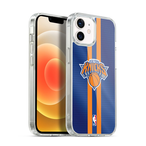 NBA New York Knicks Stripes Soft Gel Case for Apple iPhone 12 / iPhone 12 Pro & MagSafe
