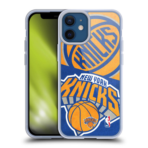 NBA New York Knicks Half Oversized Soft Gel Case for Apple iPhone 12 Mini & MagSafe