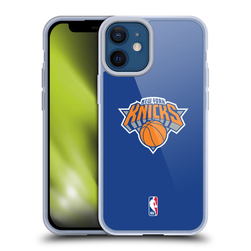 NBA New York Knicks Plain Soft Gel Case for Apple iPhone 12 Mini & MagSafe