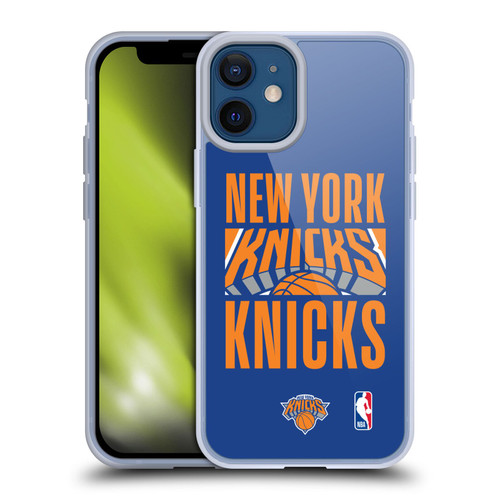NBA New York Knicks Typography Soft Gel Case for Apple iPhone 12 Mini & MagSafe