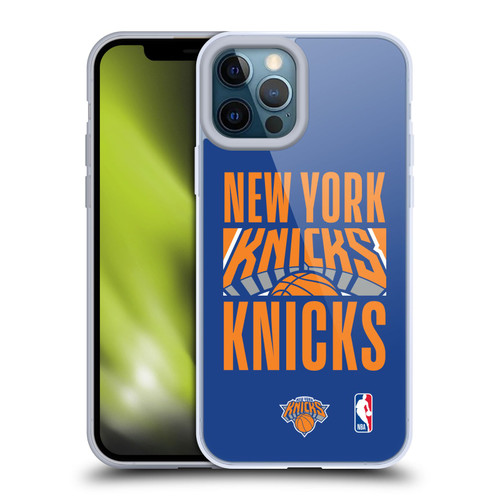 NBA New York Knicks Typography Soft Gel Case for Apple iPhone 12 Pro Max & MagSafe