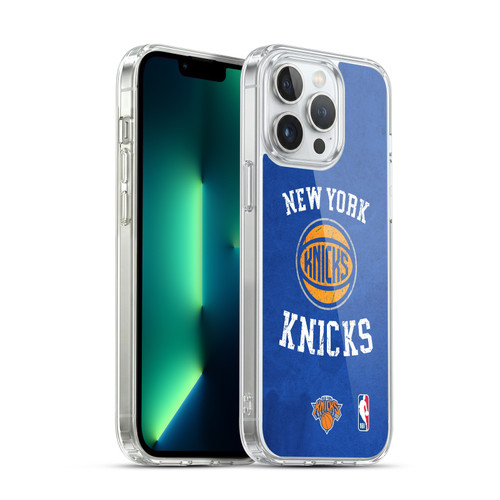 NBA New York Knicks Distressed Soft Gel Case for Apple iPhone 13 Pro Max & MagSafe