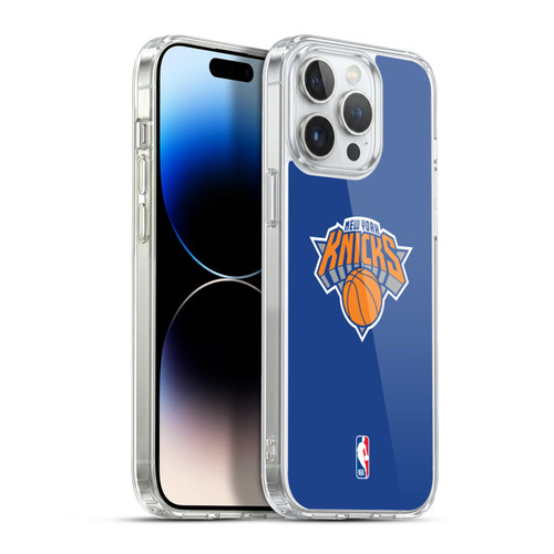 NBA New York Knicks Plain Soft Gel Case for Apple iPhone 13 Pro Max & MagSafe
