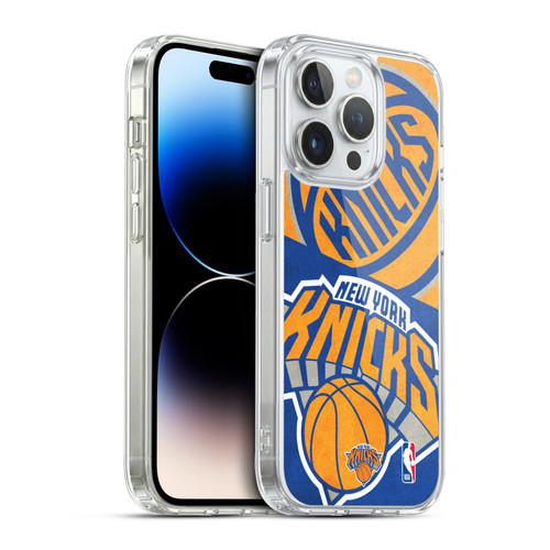 NBA New York Knicks Half Oversized Soft Gel Case for Apple iPhone 13 Pro & MagSafe